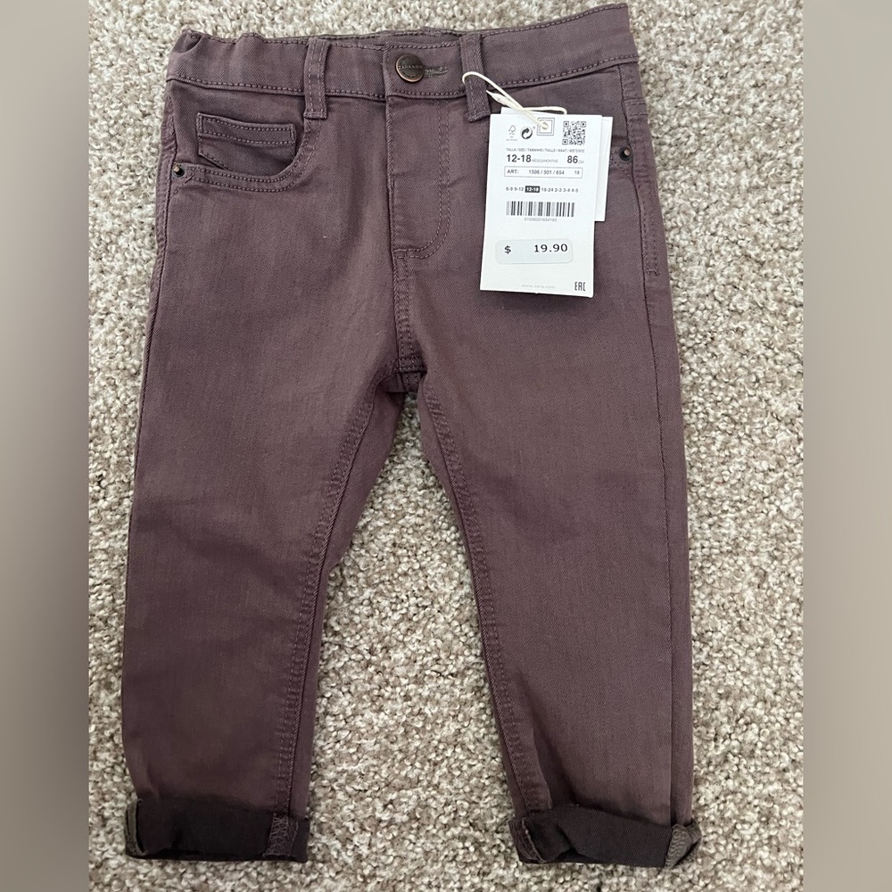 12-18  Zara Garment Dye Skinny